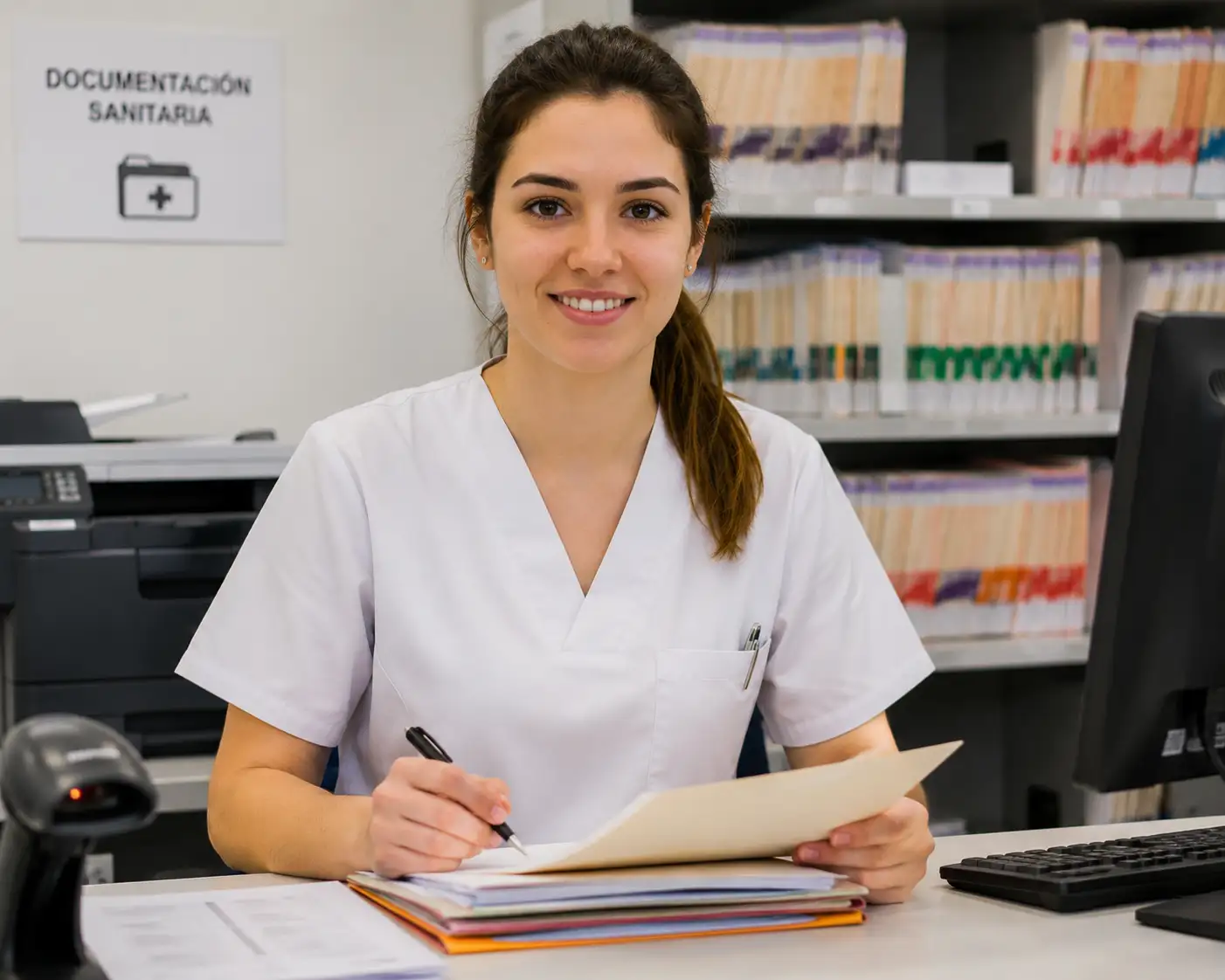 estudiante FP Documentación Sanitaria online